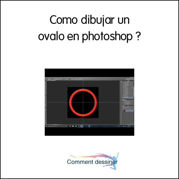 Como dibujar un ovalo en photoshop